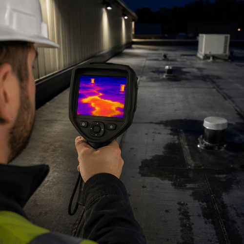I.R./Infrared Roof Moisture and Leak Scans